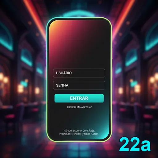 Ilustração de Explore o aplicativo cassino 22a para um jogo seguro e ágil