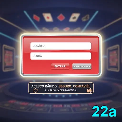 Ilustração de Explore os Slots e Jogos Ao Vivo na 22a com Segurança