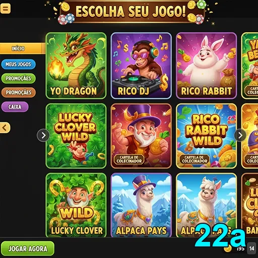 Ilustração de Explore os Slots e Jogos Ao Vivo na 22a com Segurança